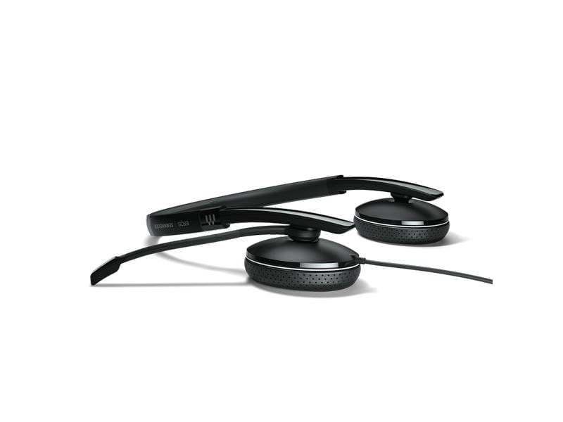 EPOS Headset ADAPT 165T Duo USB-C, Klinke Abelgebundenes, beidseitiges Headset mit 3.5-mm-Klinkenstecker und USB-C-Konnektivität