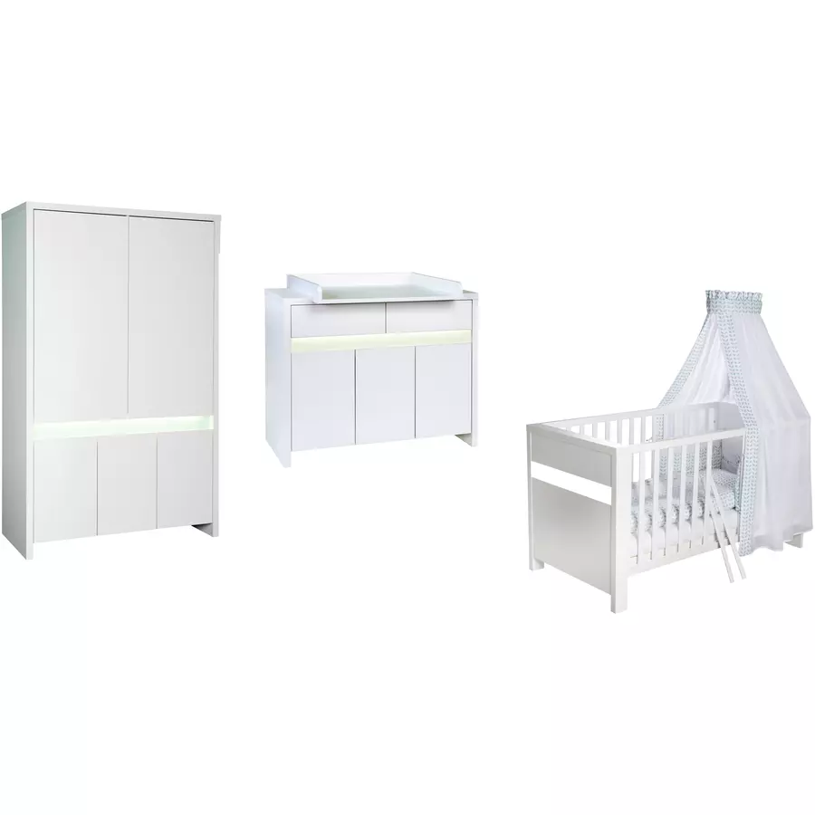 Schardt Kinderzimmer Planet White 5-türig