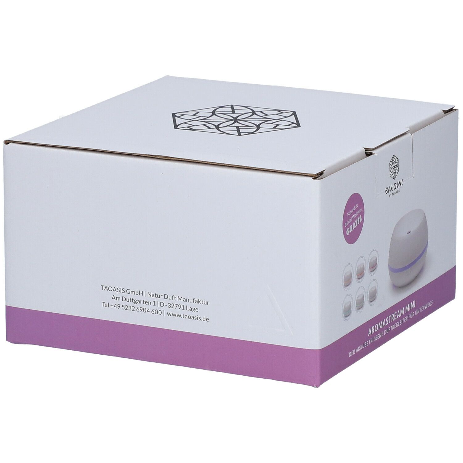 Aromastream Mini mit BALDINI Welness