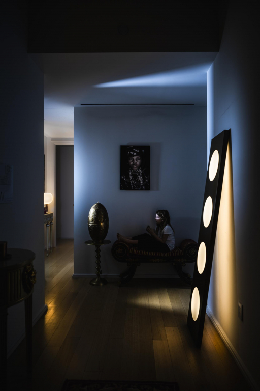 Foscarini Dolmen vloerlamp LED aluminium