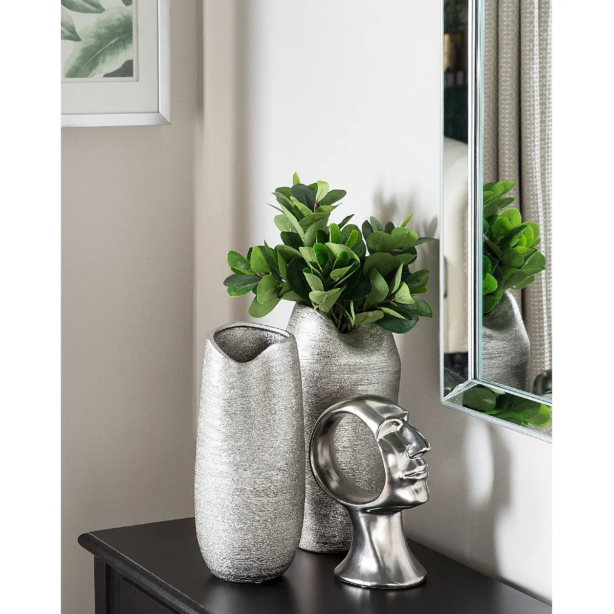 Beliani Vase décoratif APAMEA Céramique 33 cm