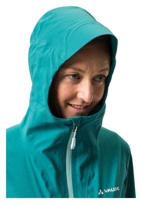 Veste Hardshell Femme Vaude Croz III Turquoise