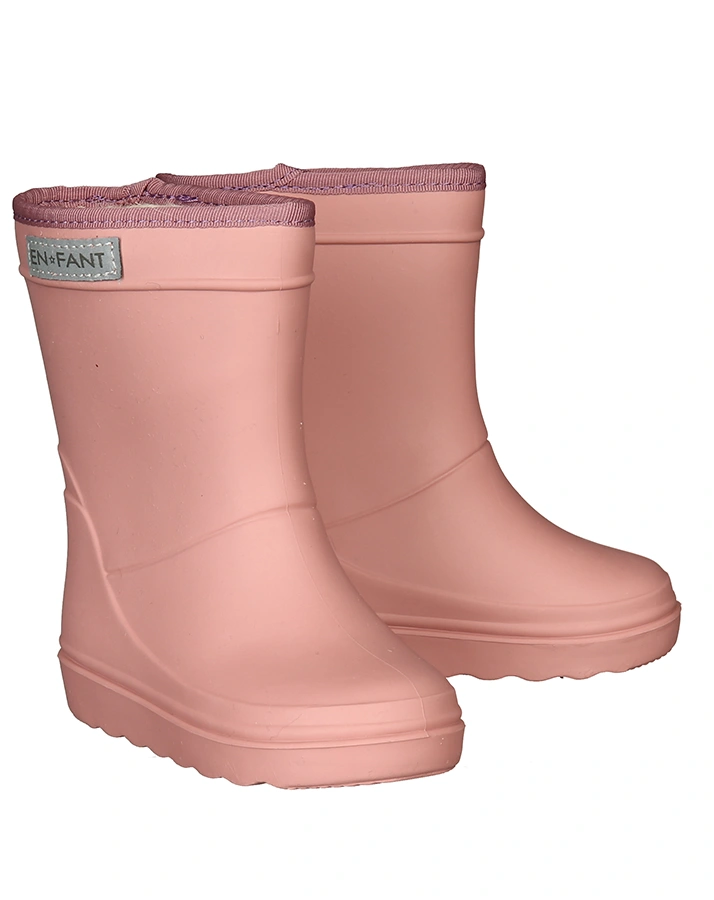 Gummistiefel THERMO gefüttert in old rose