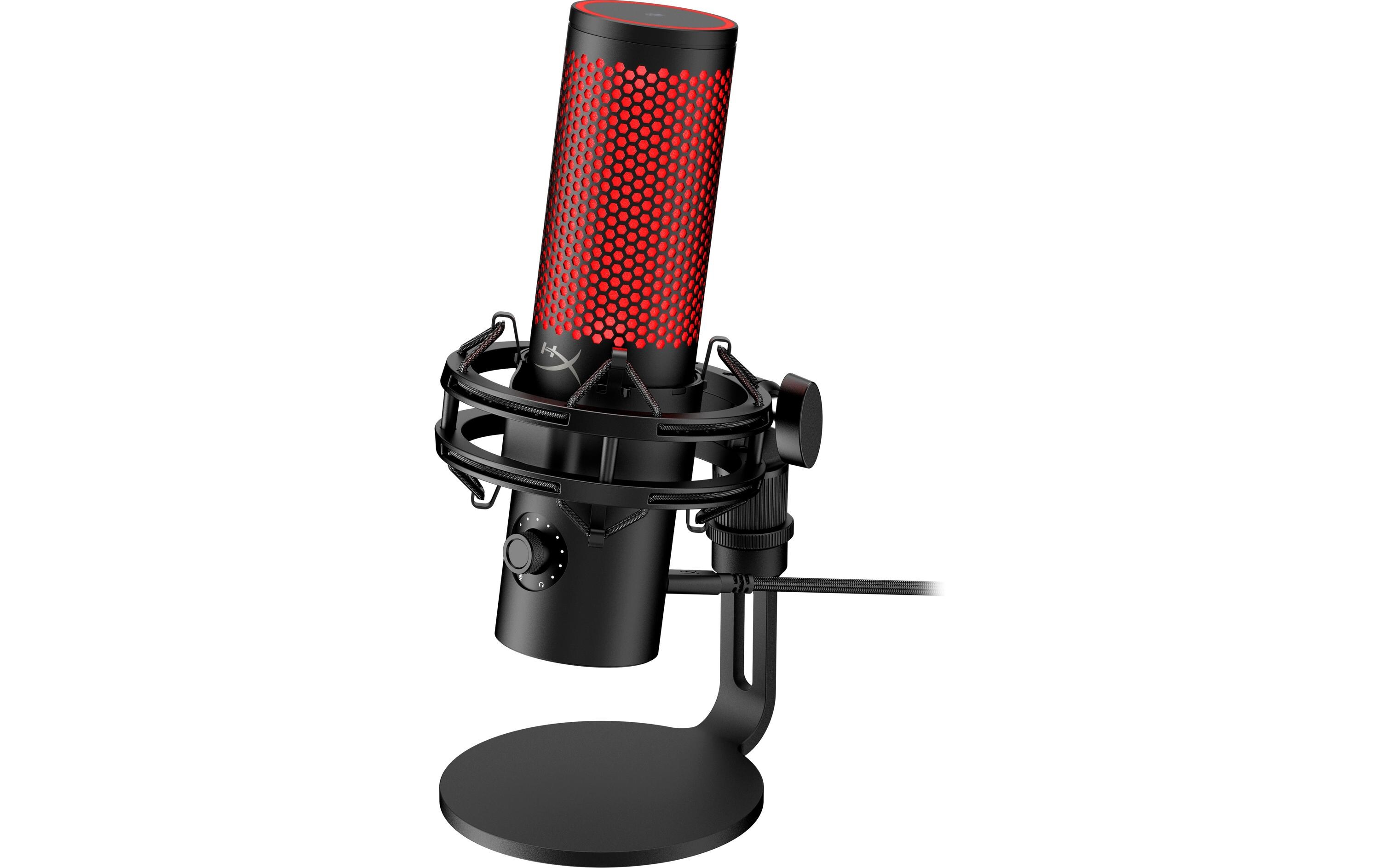 Kondensatormikrofon QuadCast 2<br>HP 872 V1AA Mikrofon Schwarz Podcast-Mikrofon