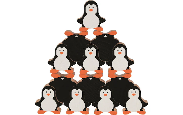 goki Stapelspielzeug »Stapelfiguren Pinguine«