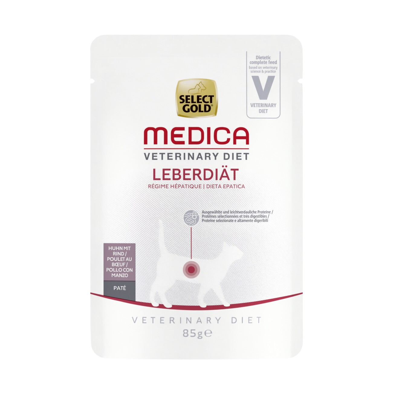 SELECT GOLD Medica Leberdiät Huhn & Rind 12x85 g