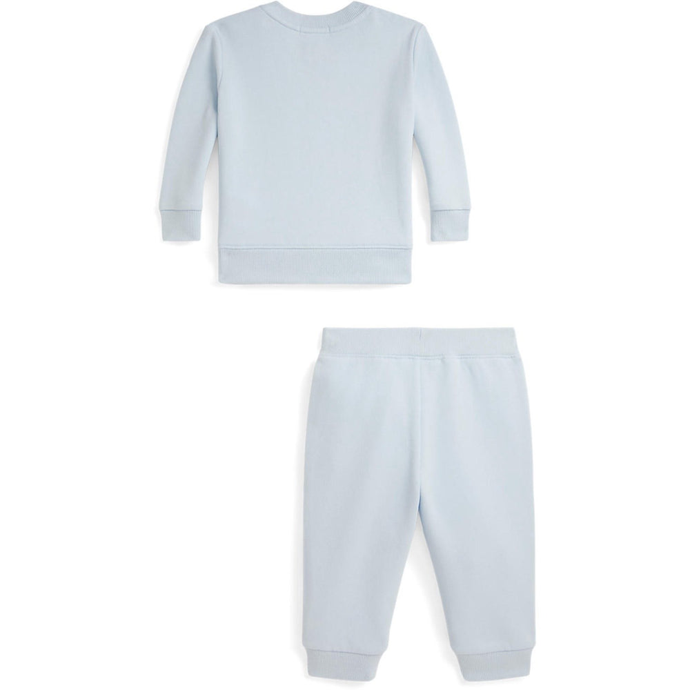 Køb Ralph Lauren Baby Beryl Blue Pant Sæt