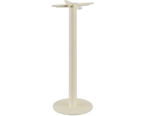 Statafel voor buiten, hoog tafelframe, stedelijk roestvrij staal, 45×45×108 cm, zand