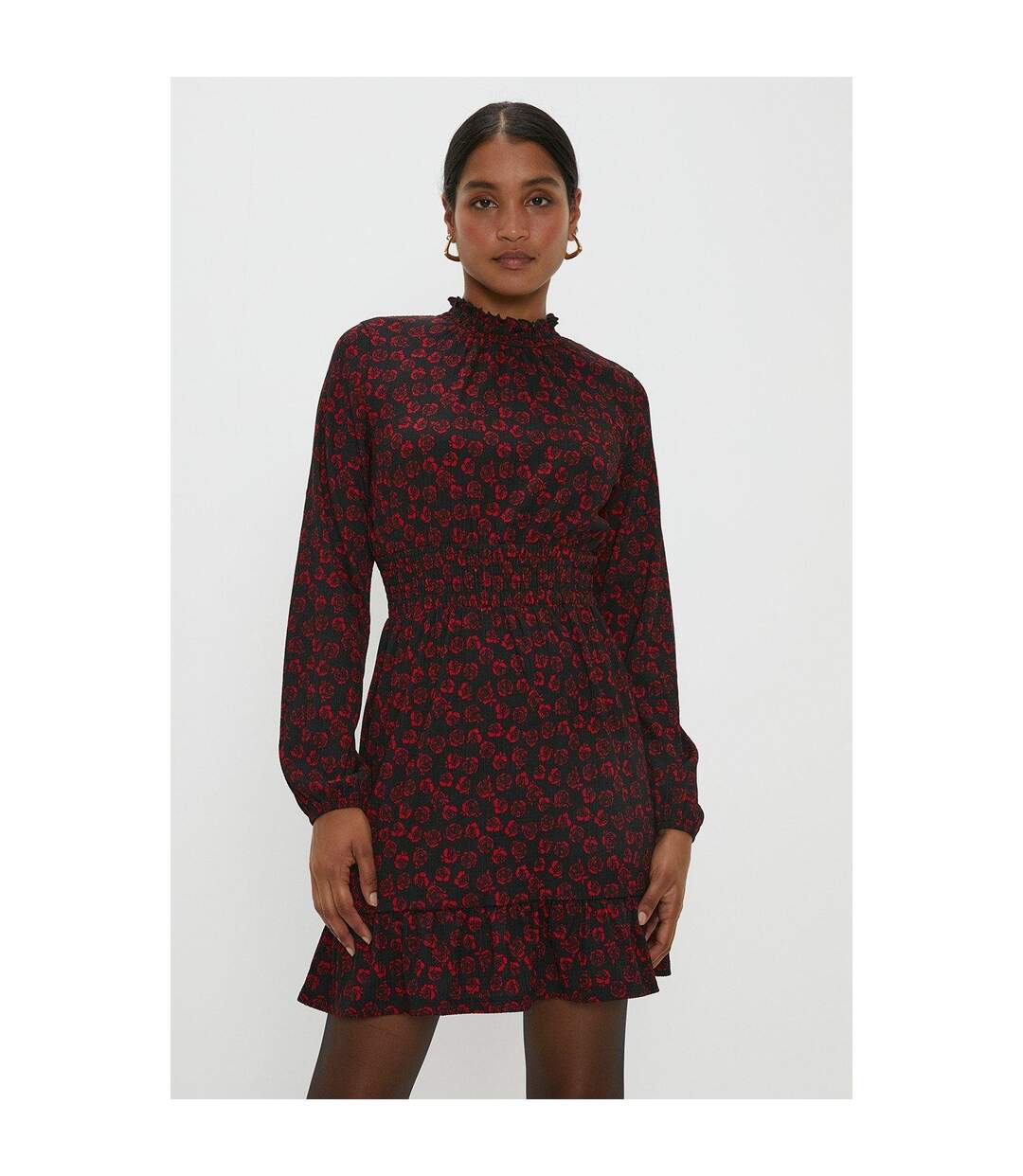 Dorothy Perkins - Mini robe - Femme (Noir / Rouge) - UTDP4118