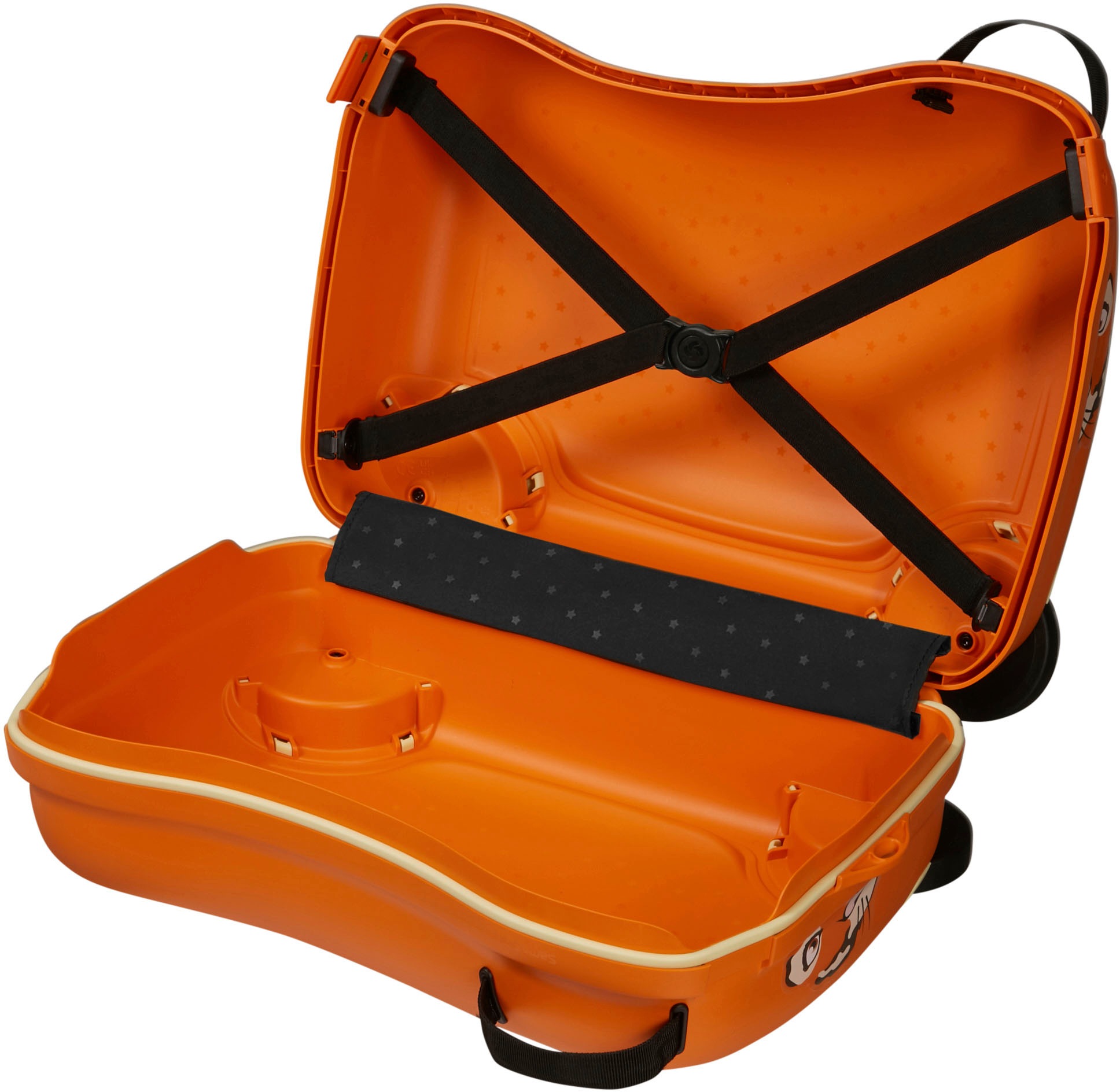Samsonite Kinderkoffer »Dream2Go Ride-on Trolley, Tiger« 30 l 4 Rollen Kinder Reisegepäck Handgepäck-Koffer zum sitzen und ziehen