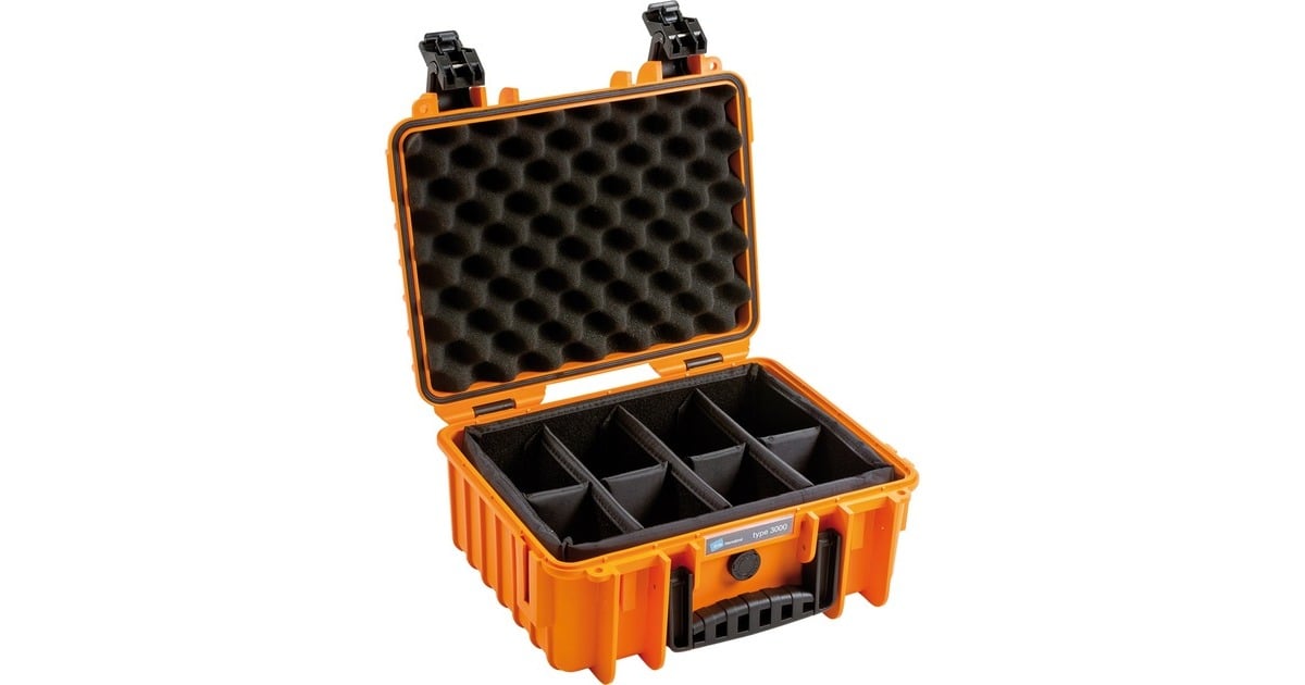 B&Woutdoor.case type 3000 RPD koffer  (Oranje)