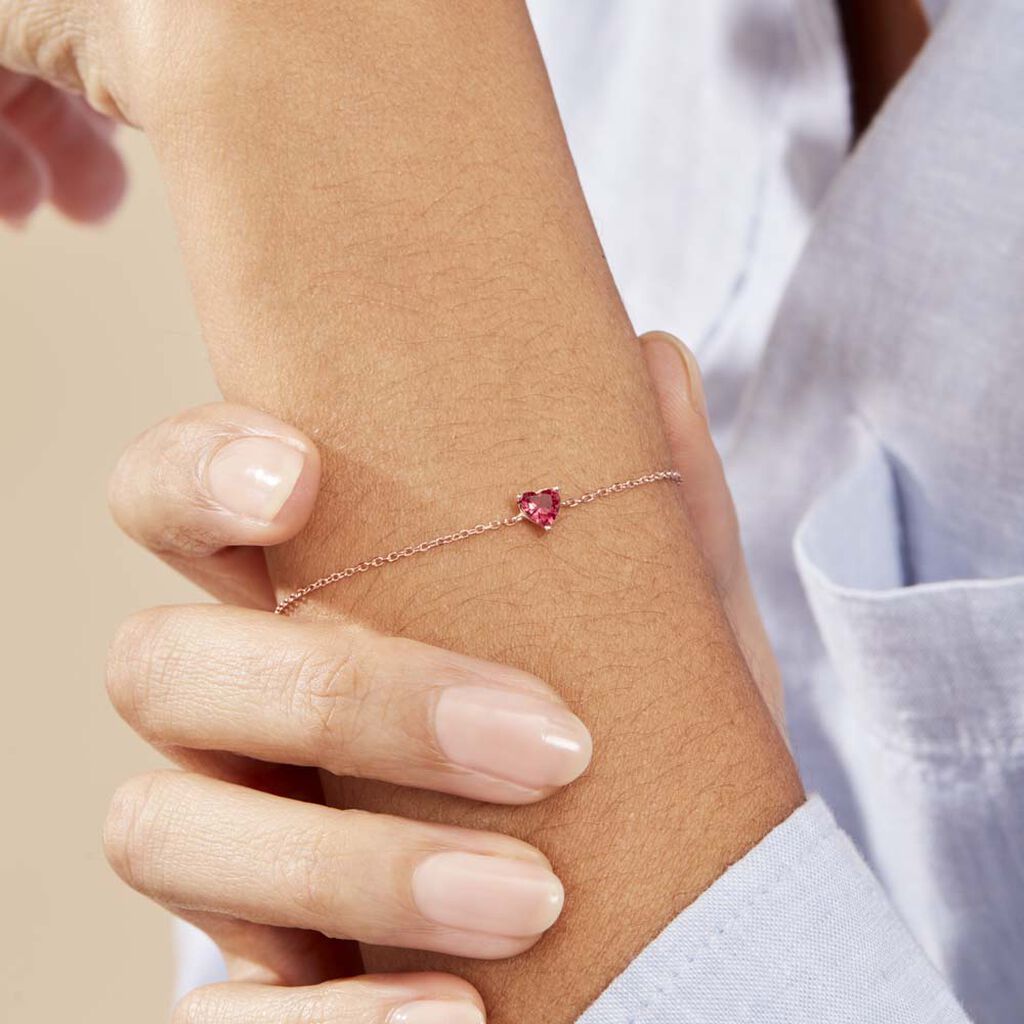 Bracelet Kelvyn Argent Rose Oxyde