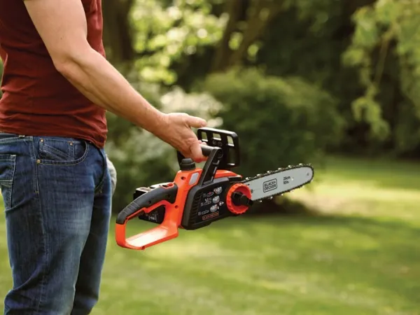 Black & Decker GKC1825L20, 25 cm, 3,5 m/s, Sort, Orange, Batteri, 2 At, Lithium-Ion (Li-Ion)