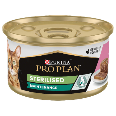ProPlan Katzenfutter  Adult Sterilised Maintenance Thunfisch & Lachs Terrine 24x85g