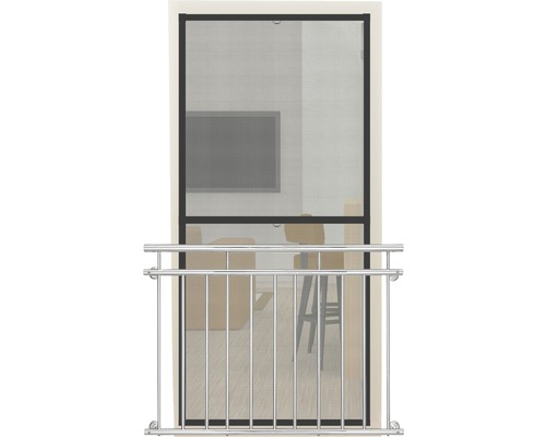Insectenhor Home Protect raamkozijn XL aluminium antraciet 150x210 cm