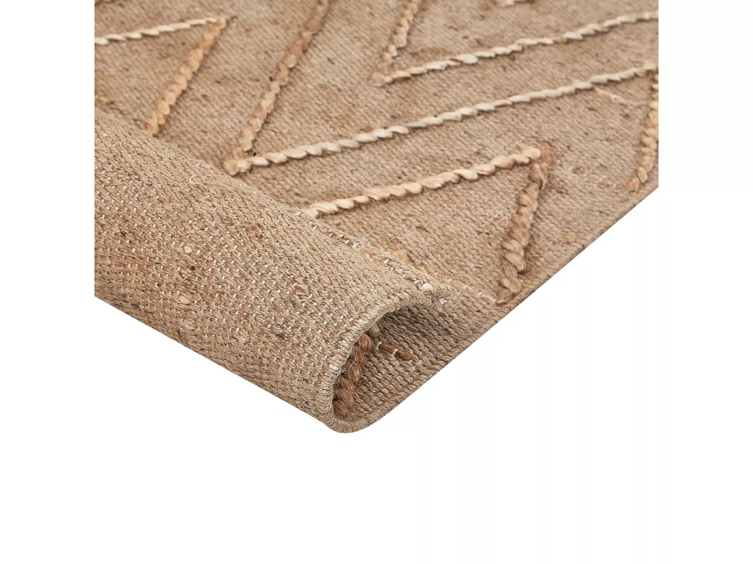 Tapis en jute beige 160 x 230 cm DADAY