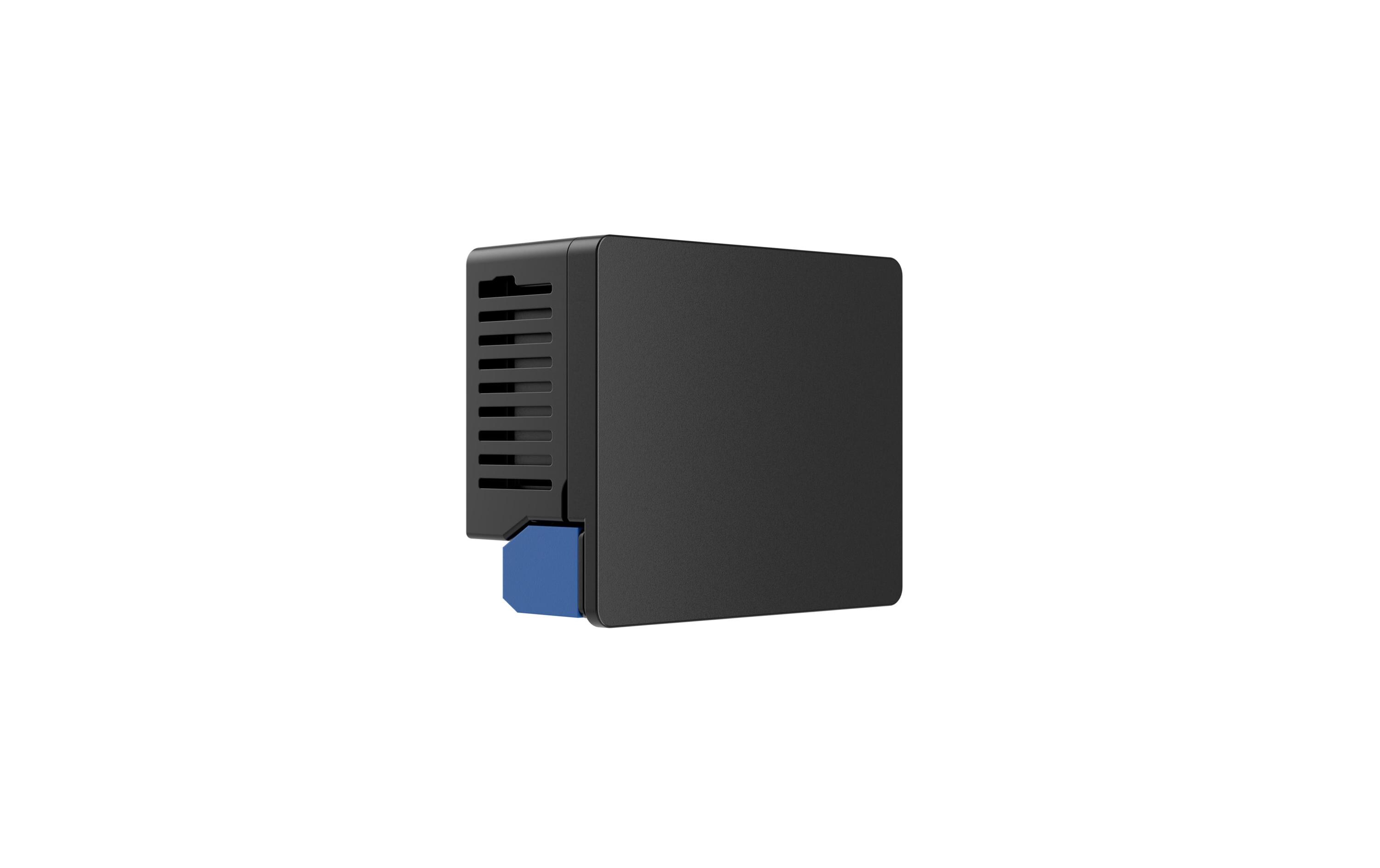 Funk-Relaismodul WallSwitch Jeweller SchwarzKabelloses Leistungsrelais zur Fernsteuerung der 110/230 V~ Stromversorgung