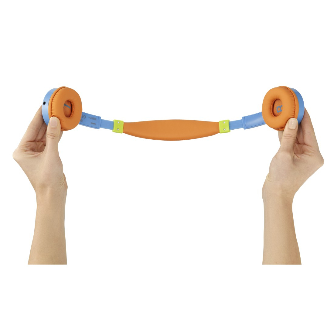 Kids Guard Kinder On-Ear Kopfhörer 85dB Begrenzte Lautstärke 3.5mm Klinken Anschluss (00184106) - Blau / Orange