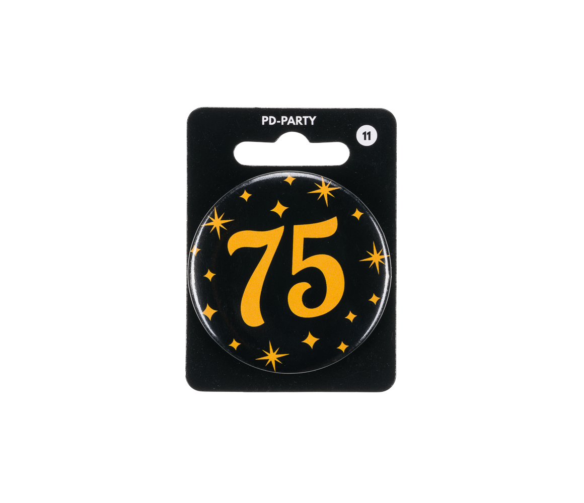 75 Jaar Button