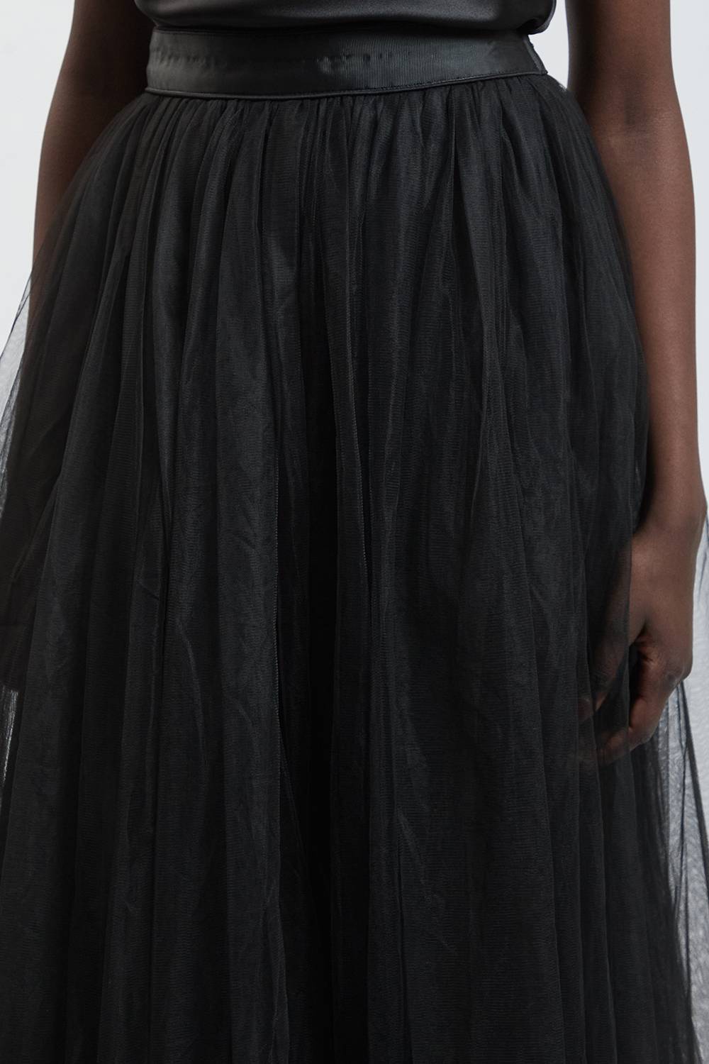 KarenMillen Lydia Millen Jupe Maxi Tissée en Tulle