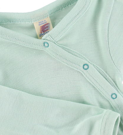 Engel Wickelbody L/æ - Wolle/Seide - Pastel Mint