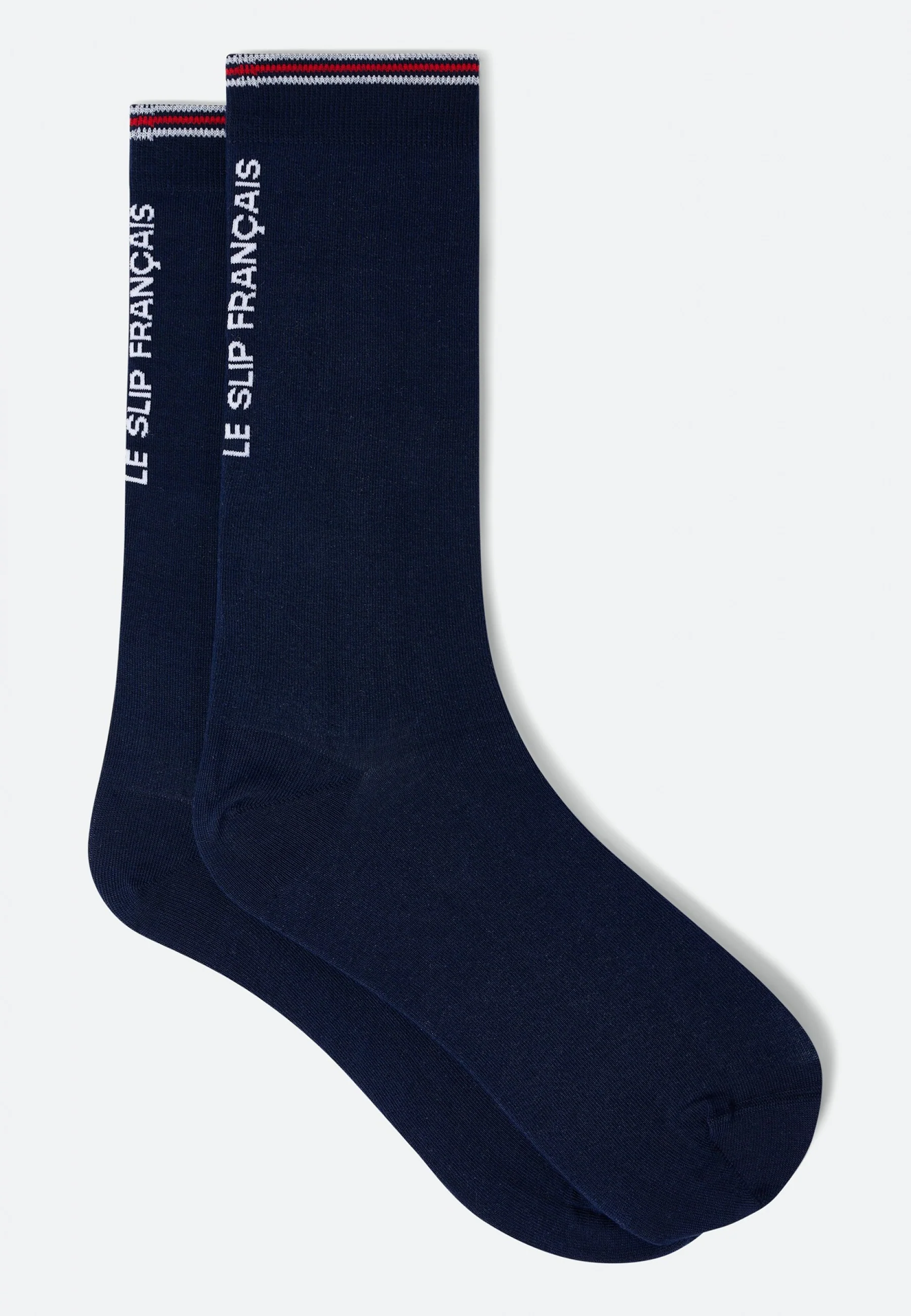 Chaussettes mi-hautes en coton-Cliff Marine