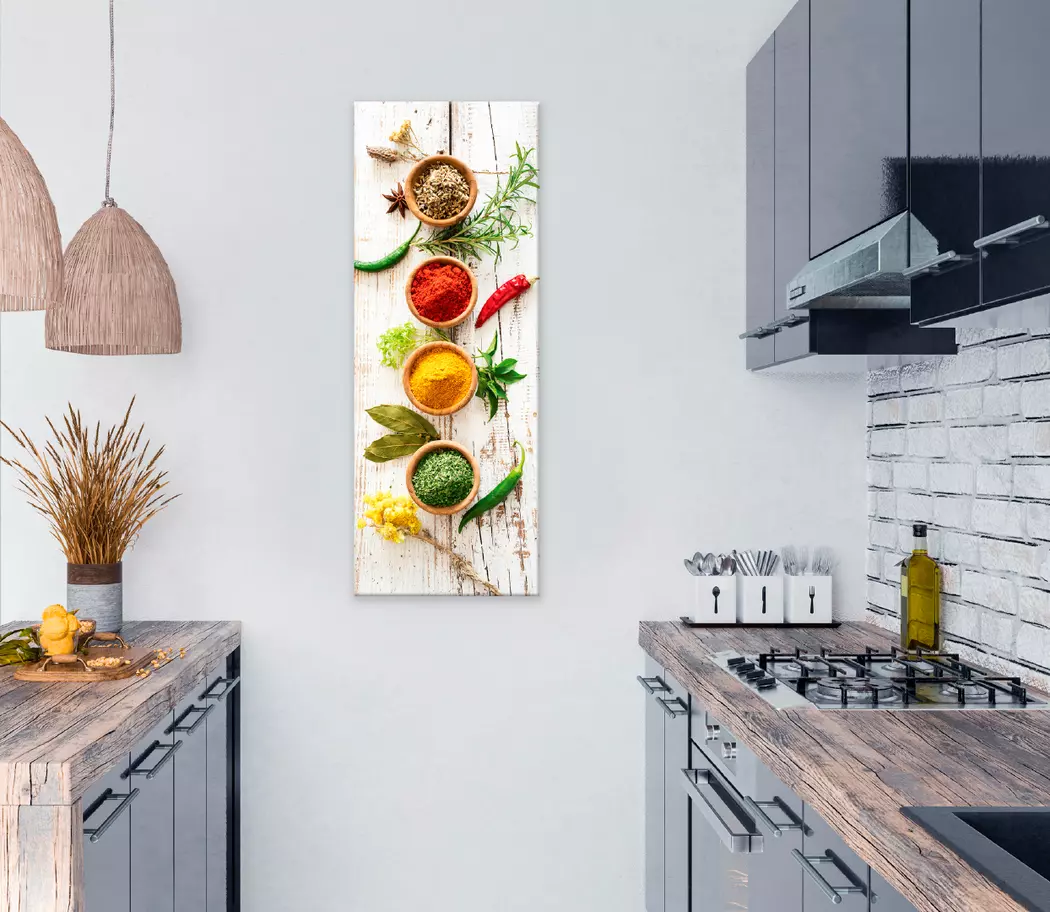 Wandbild 30 x 80 cm Herbs and Spices III