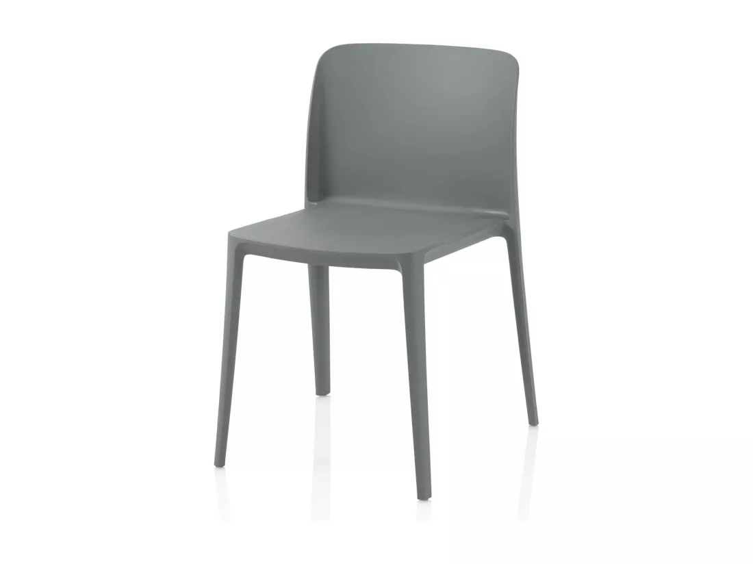 Set de 4 Chaises d'intérieur/extérieur TIMMY grise