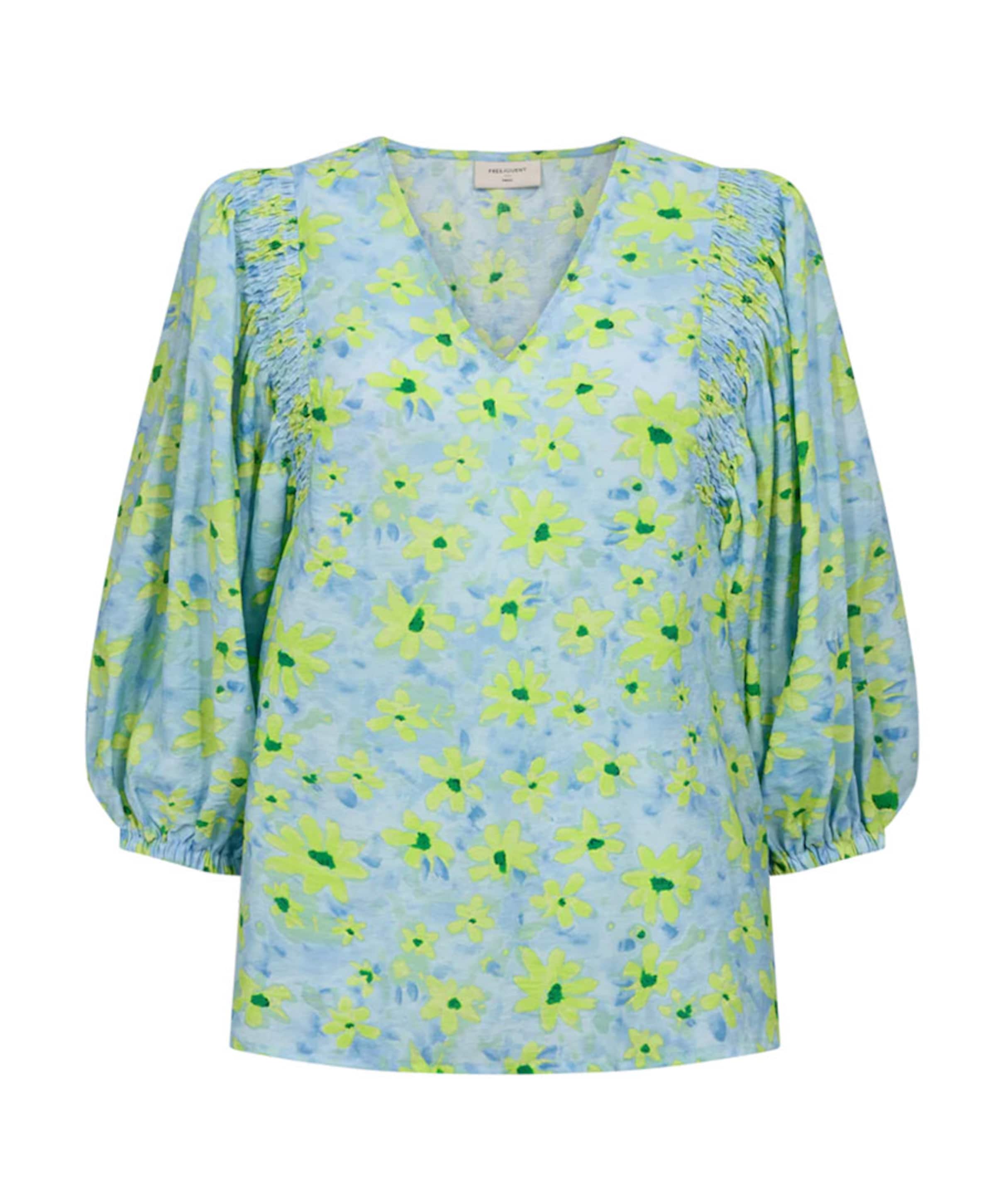 Freequent Dames blouse blauw