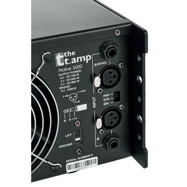 the t.amp Proline 3000 Endstufe