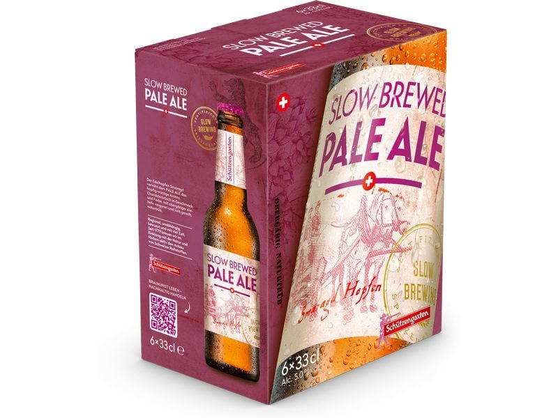 Schützengarten Bier Pale Ale 6 x 0.33 l Naturtrübes Bier mit Smaragd Hopfen