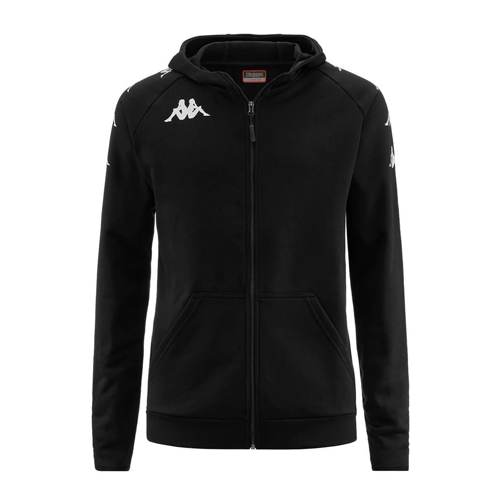 Kappa Sweat Zippé Noir/Gris Garçon Kappa Divieto