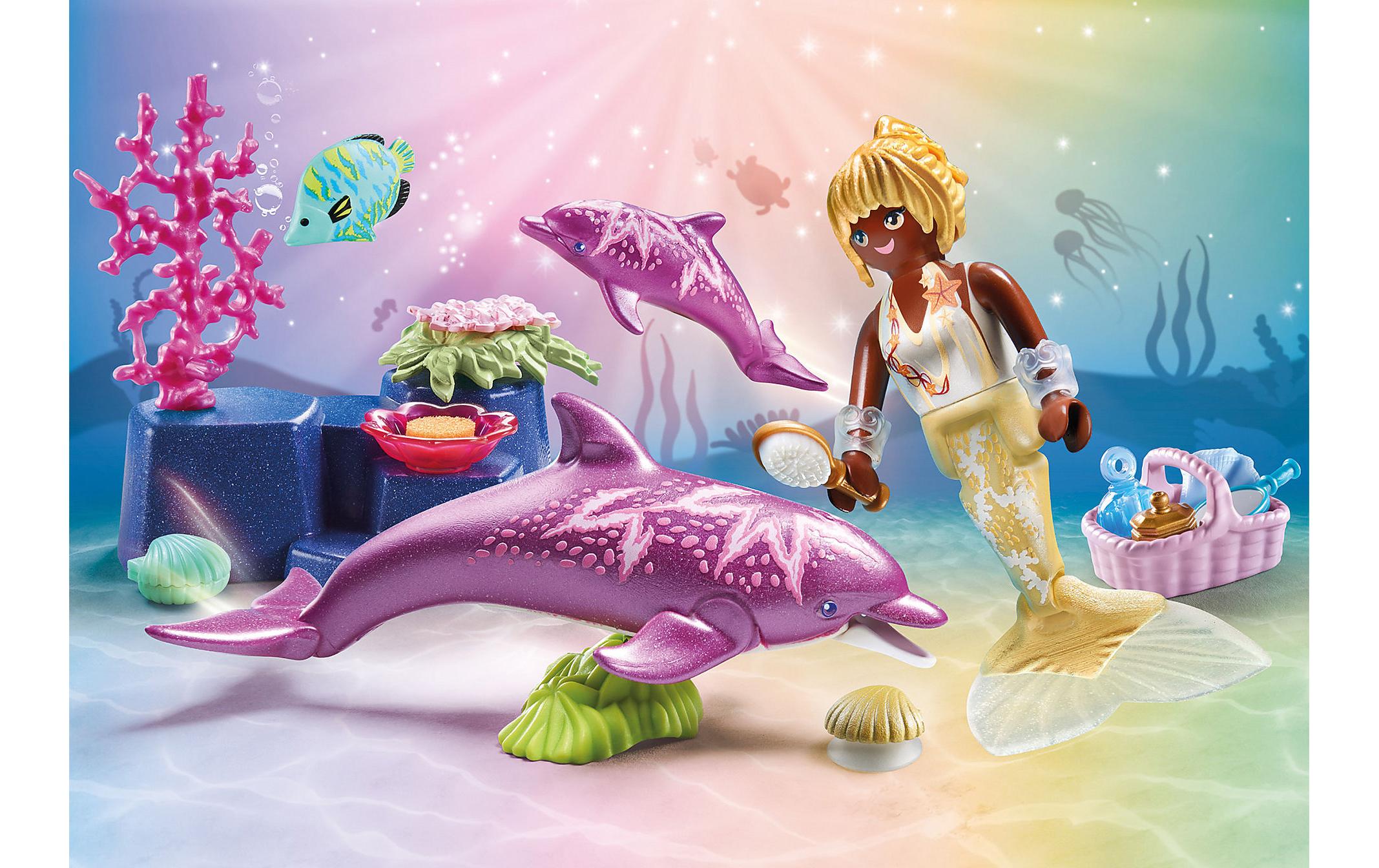 Princess Magic Meerjungfrau mit Delfinen 71501Unterwasserwelt-Spielset