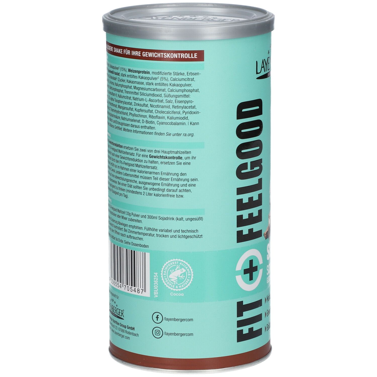 LAYENBERGER® FIT + FEELGOOD SLIM SHAKE Schokolade
