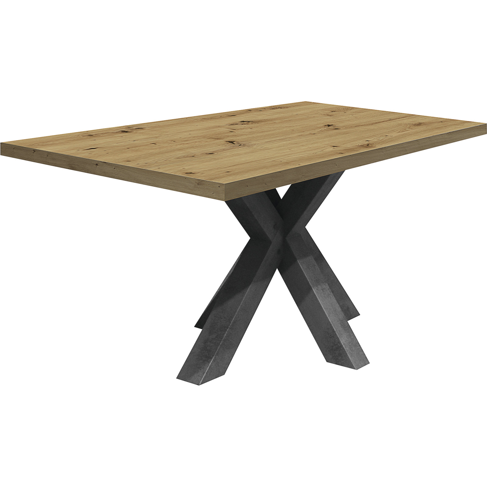 Tisch Magna Dekor Stern-Fuss 180 x 75 x 90 cm, Asteiche