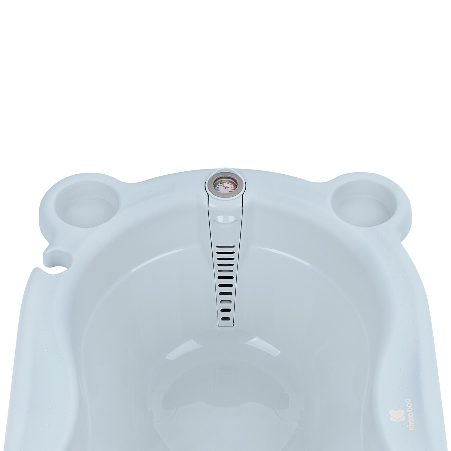 Kikkaboo Babybadewanne Kai, Thermometer Wanneneinlage Wasserablauf Ablagefächer blau