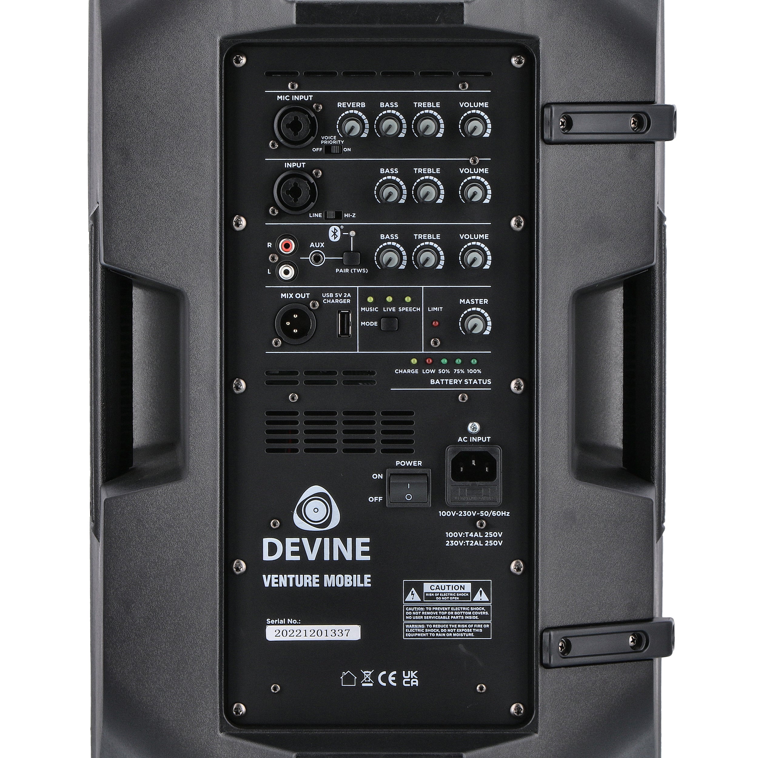 Devine Venture Mobile 10 inch mobiele accu-speaker