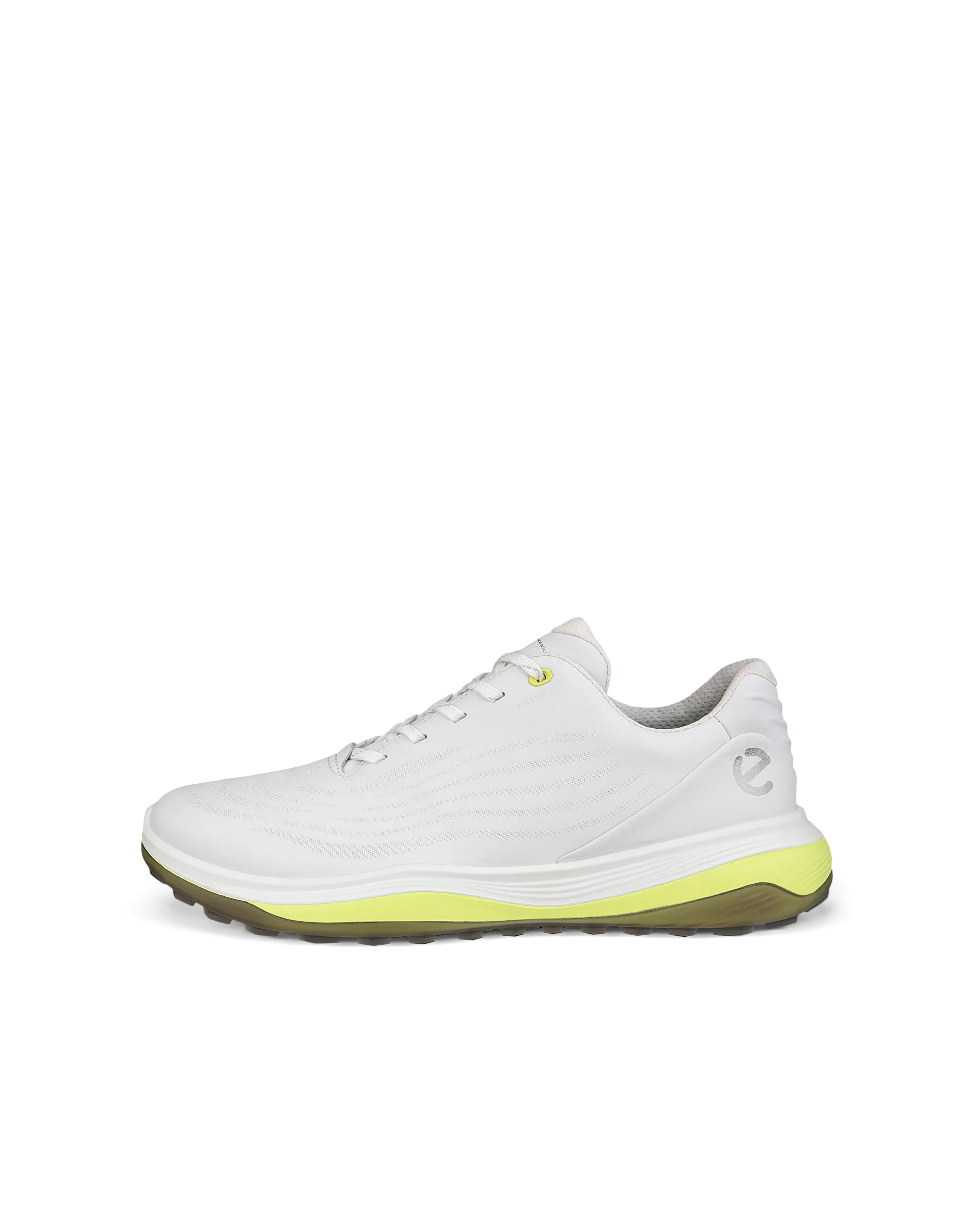 ECCO M GOLF LT1 Herren Wasserdichte Golfschuh aus Leder Weiß