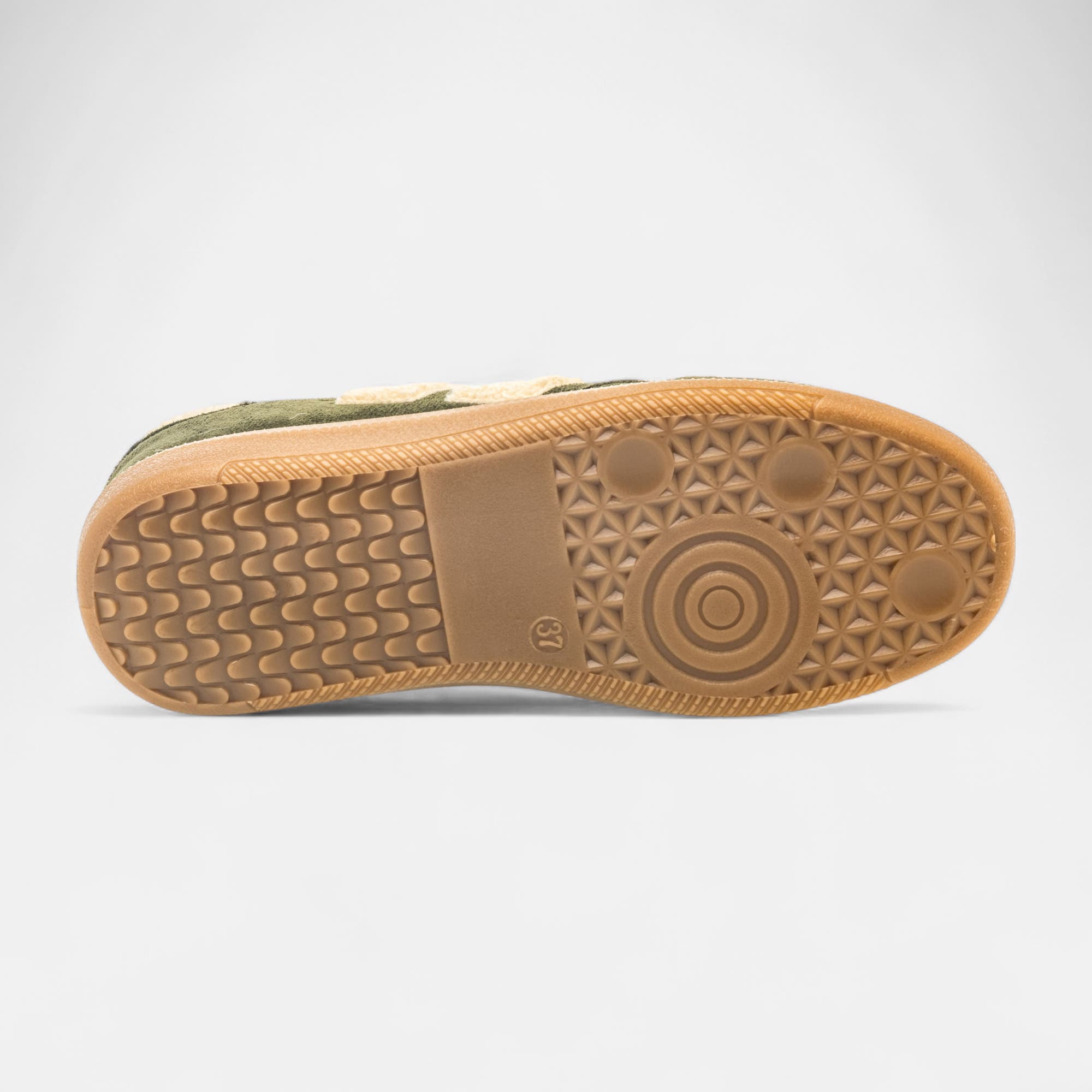 Baskets basses Femme kaki