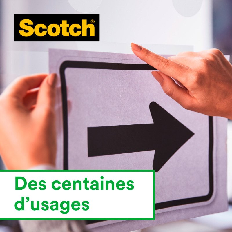 Pack 2 dévidoirs adhésif Scotch Magic + 1 offert