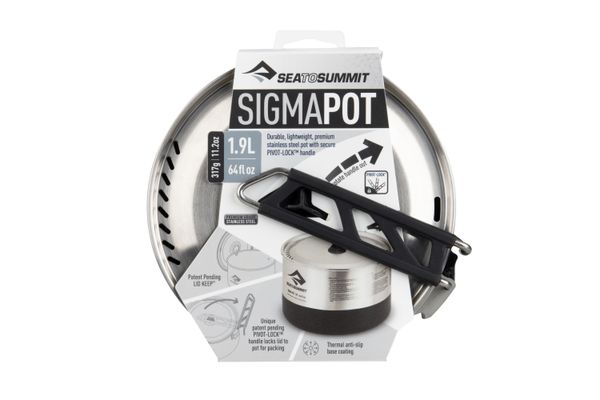 SIGMA POT Edelstahltopf (1.9L, 2.7L)  silber  2.7L