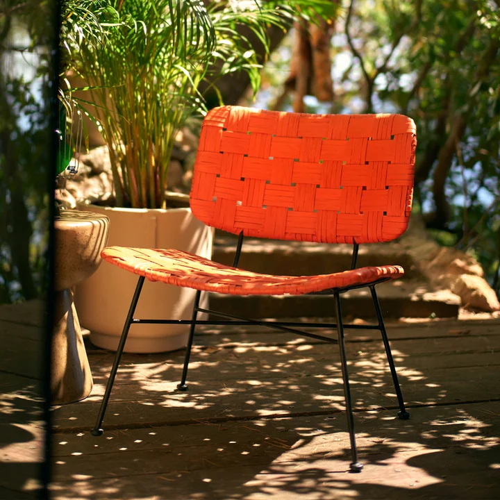 HKliving - Rattan Loungesessel, natur