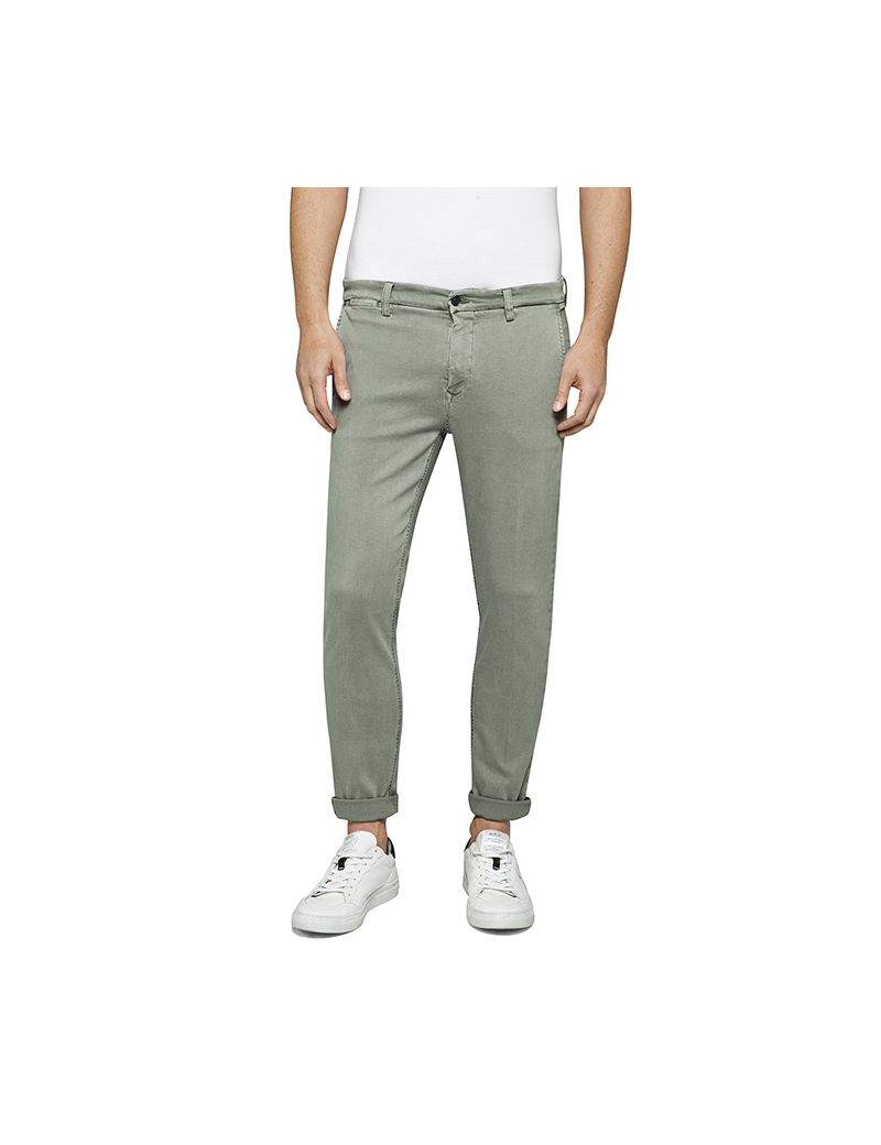 REPLAY JEANS SLIM ZEUMAR HYPERFLEX VERT