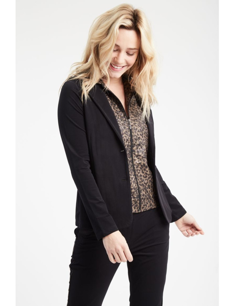 HBT BLAZER MISS SHIRLEY CAPUCHE LÉOPARD GOLD