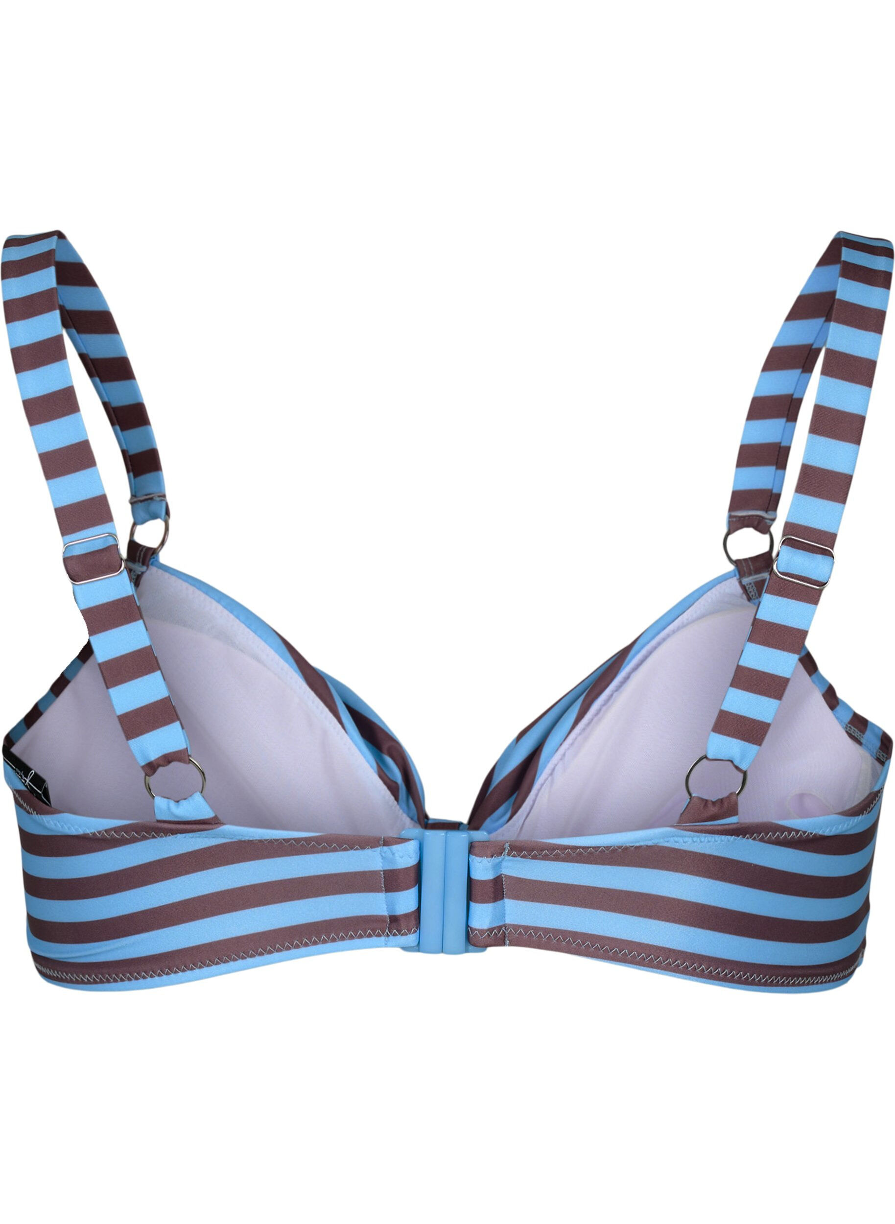 Bikini bh med bøjle og print