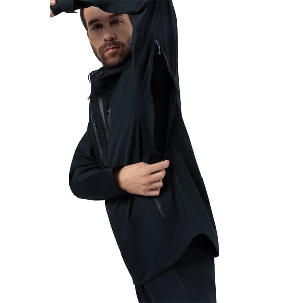 Veste ski de randonnée AYAQ LONAK HARDSHELL JKT M BLACK STORM