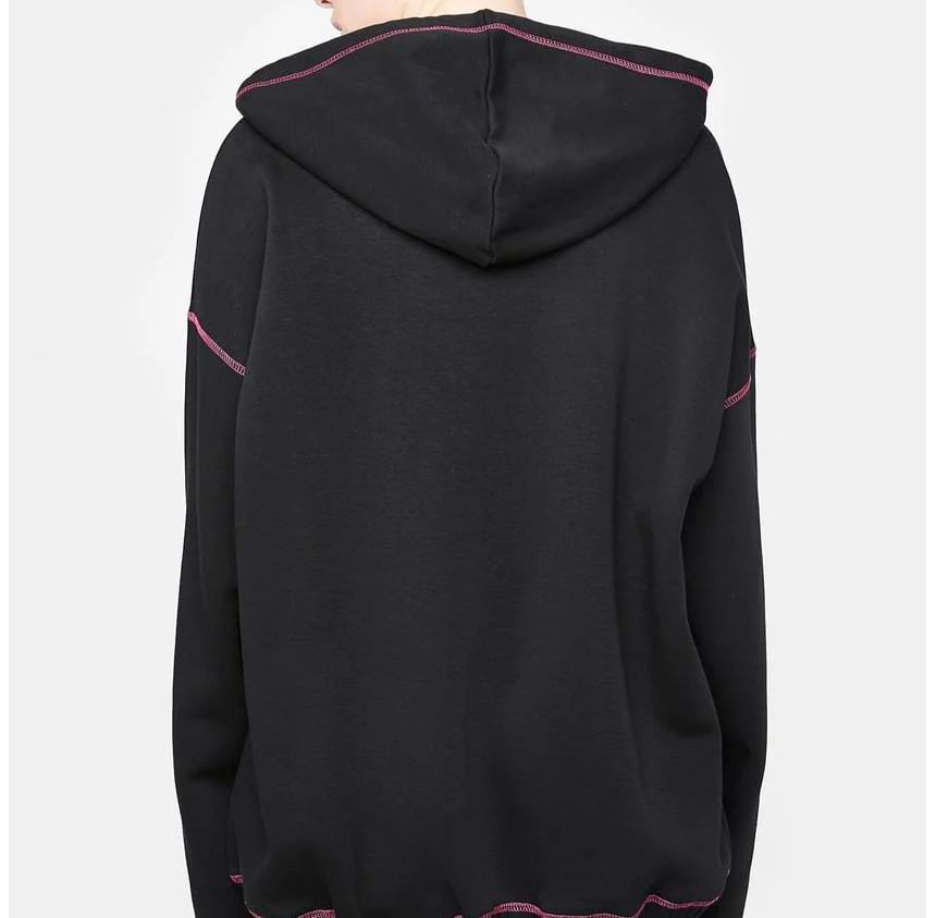 Bolgivy - Applicatie Hoodie met Rits