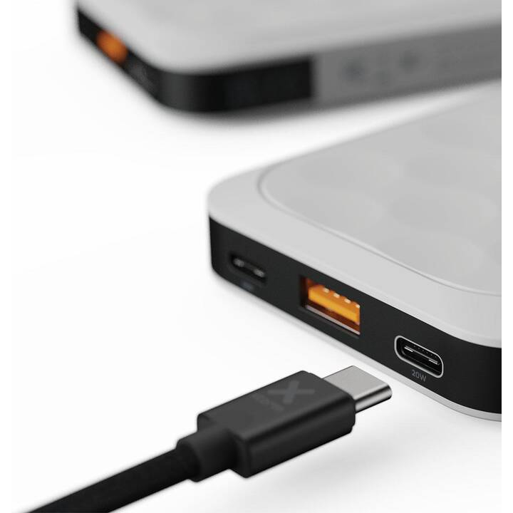 (20W) 10000mAh Fuel Series 5 Dual USB C / USB A Powerbank Power Delivery Ladegerät (FS5100) Dusk White