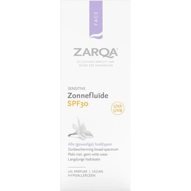 Zarqa Zonnefluide SPF30 Sensitive 50 ML