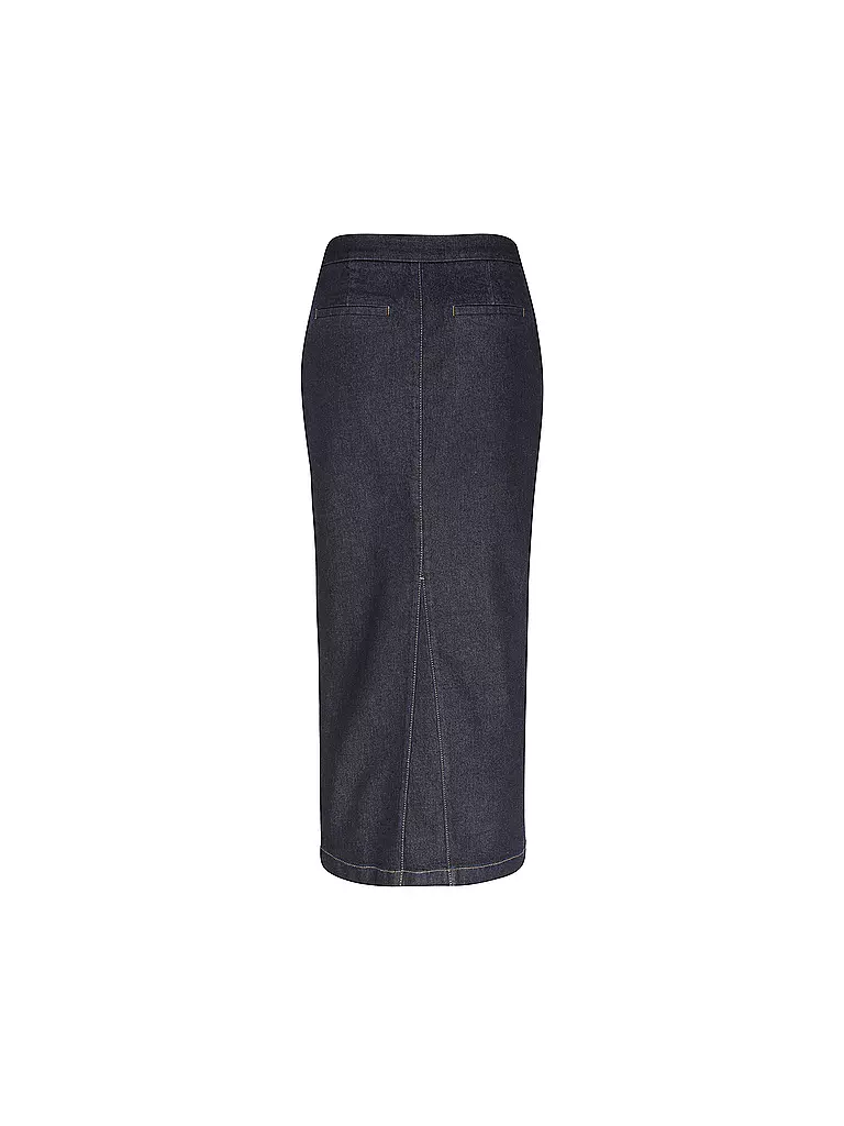 COMMA Jeansrock dunkelblau